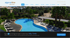 Desktop Screenshot of algarve4me.com